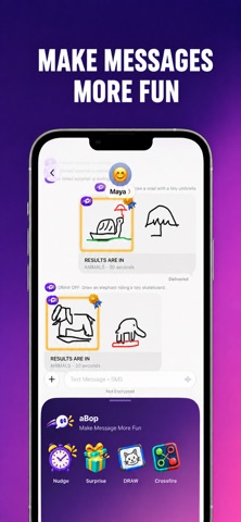 aBop promotional screenshot from the App Store